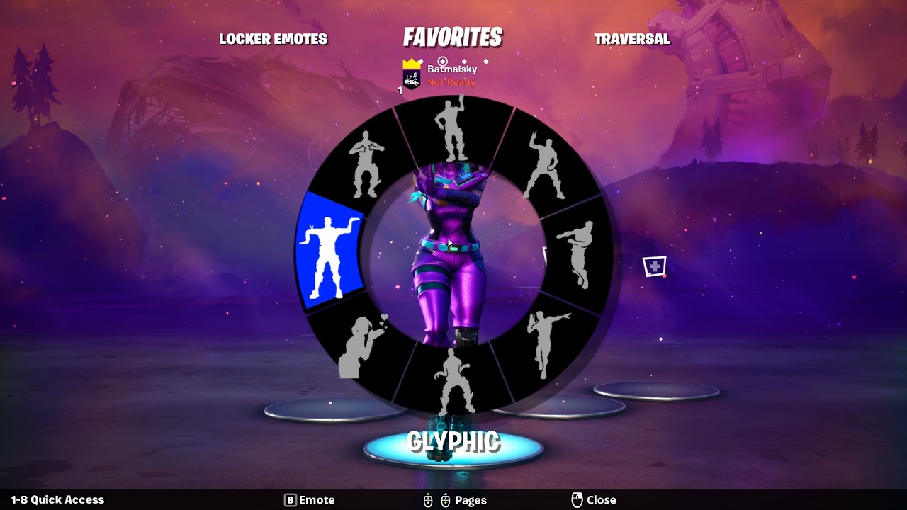 Fortnite WONDER dancing emotes in lobby for tiktoks!!