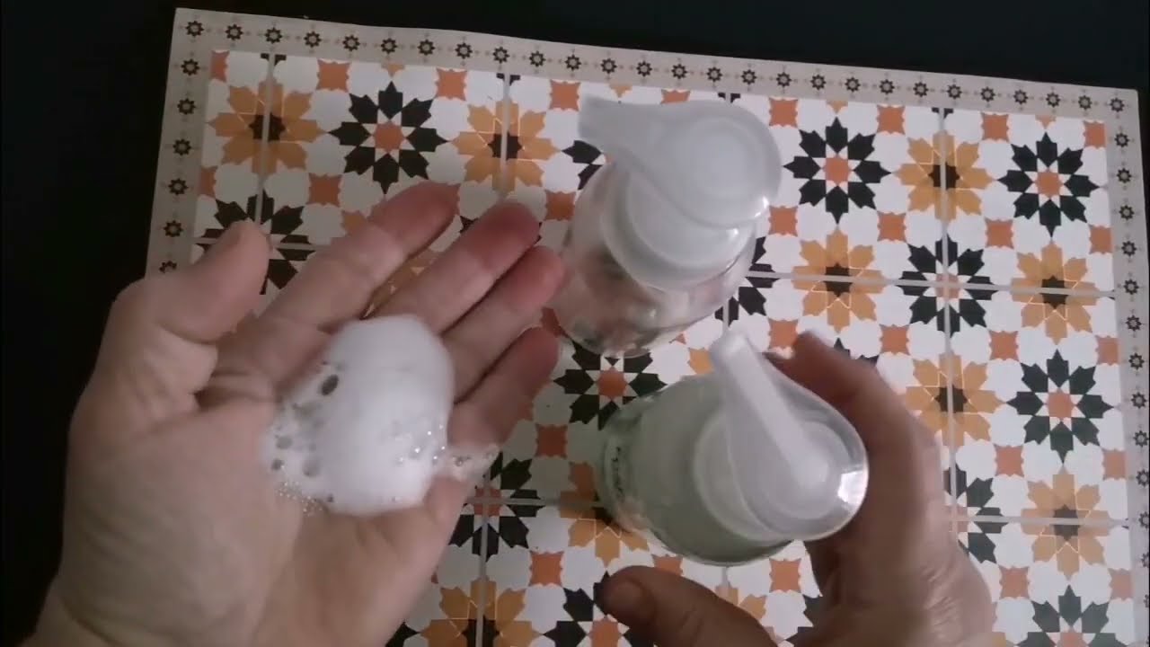 DIY Schaumseife  selbst nachfüllen. #sparen #nachhaltig #hack  #wiederverwenden #selfmade