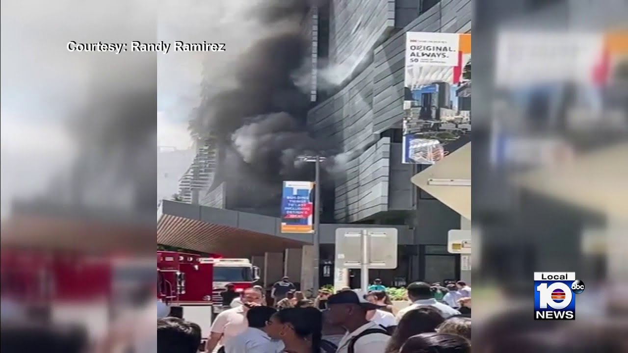 Fire breaks out at Miami's Brickell City Centre