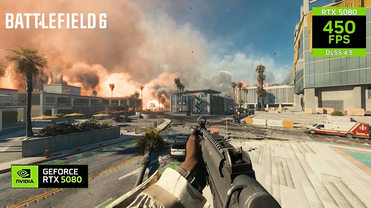 RTX 5080 | Battlefield 6 – DLSS 4.5 + MFG x4 (Maxed Settings)