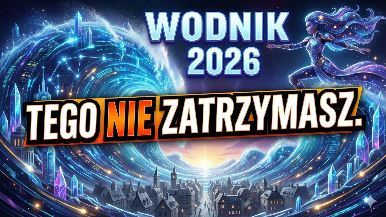 WODNIK 2026 ♒: Nie Patrz Wstecz! (Kolejne 20 lat To Twój Czas)