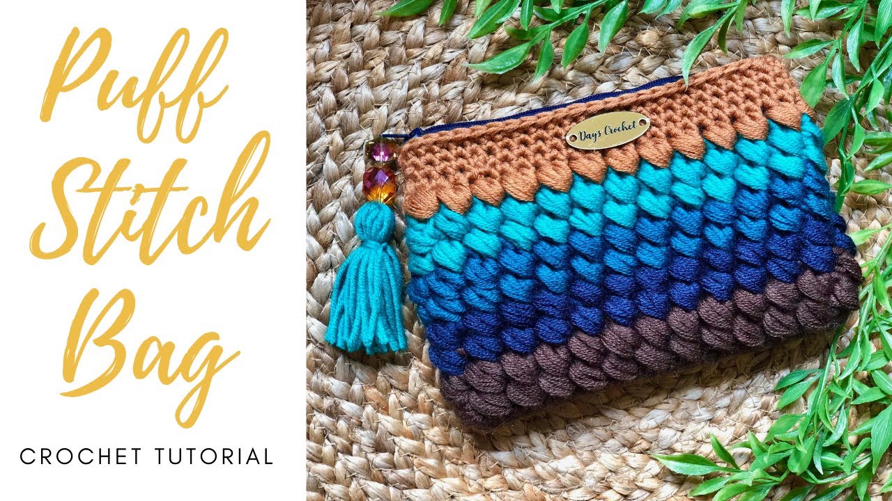 Crochet Cosmetic Bag
