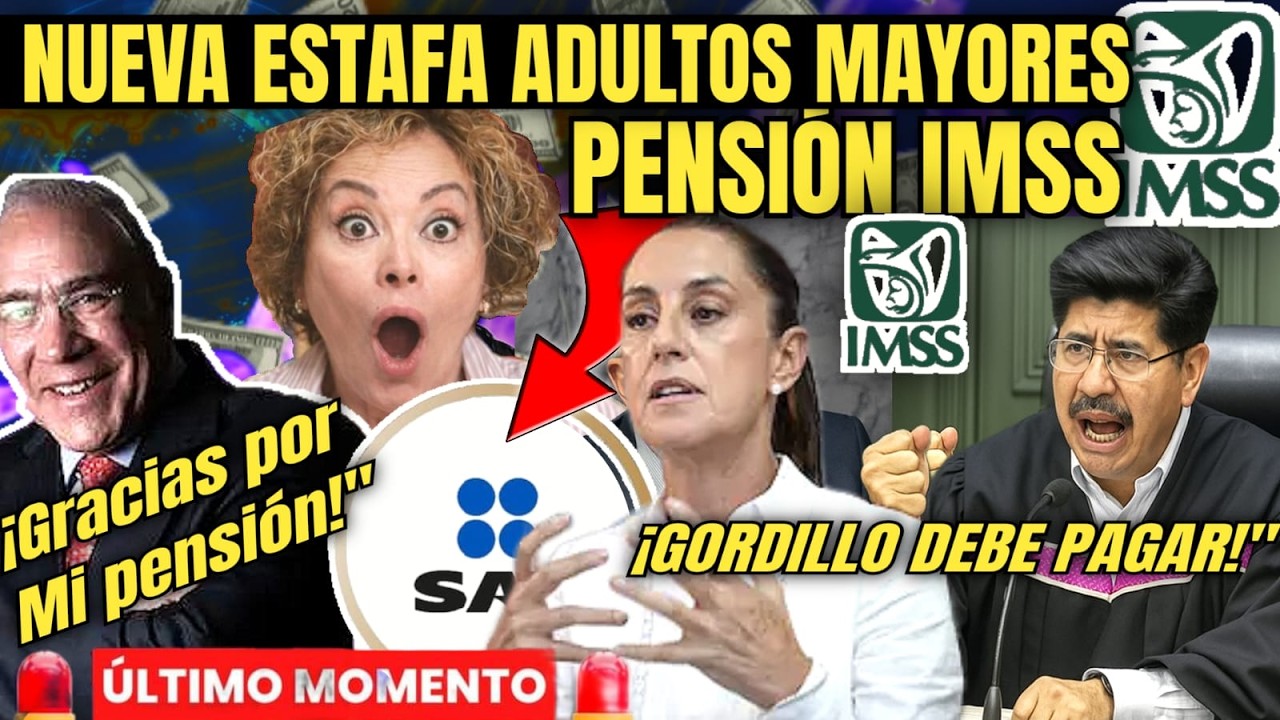 PENSION IMSS NUEVA ESTAFA ROBAN PENSIONES😱SHEINBAUM EXPLOTA CONTRA REPORTERO💥SCJN VS ESTHER GORDILLO
