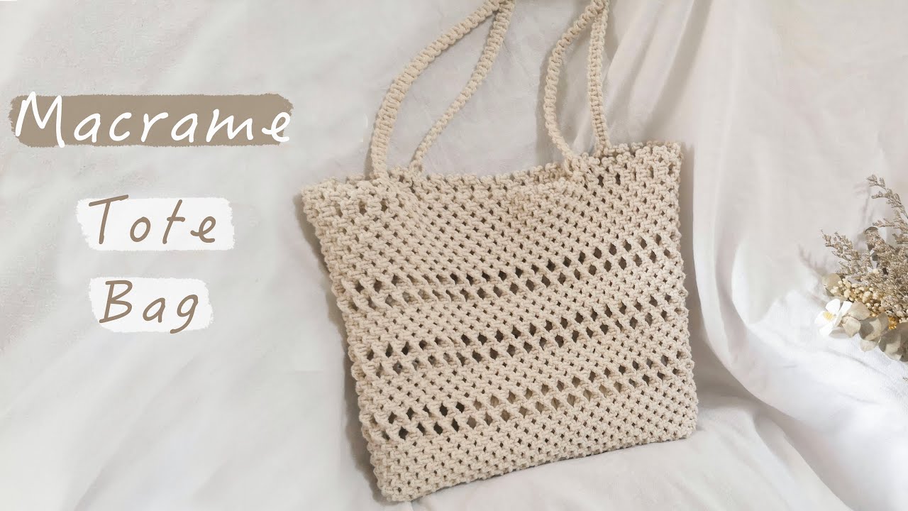 Macrame Tote /Beach Bag ｜DIY Eco Bag