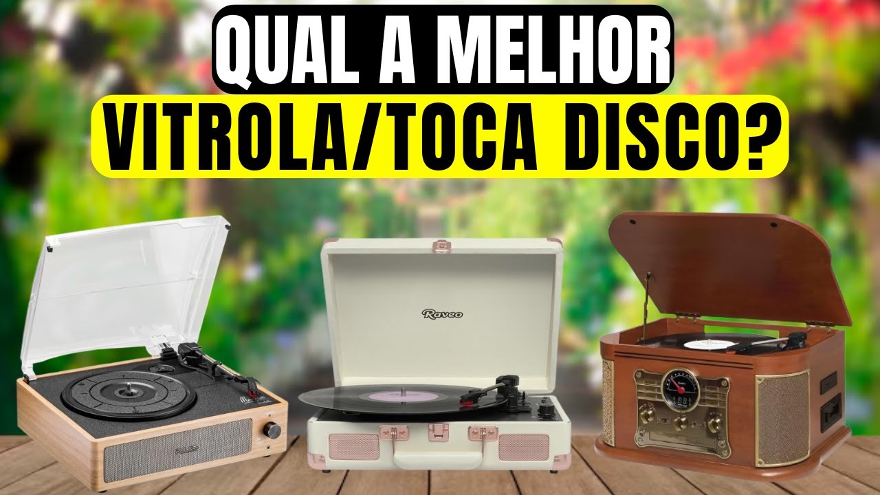 As 5 Melhores Vitrolas/Toca Discos em 2025