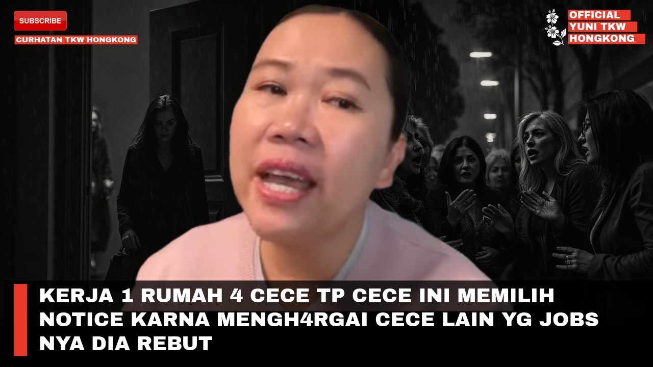  KERJA 1 RUMAH 4 CECE TP CECE INI MEMILIH NOTICE KARNA MENGH4RGAI CECE LAIN YG JOBS NYA DIA REBUT