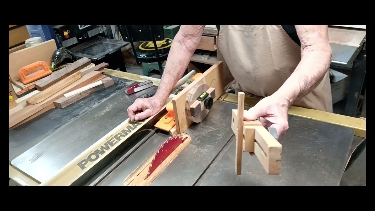 Cutting thin ring on the table Saw