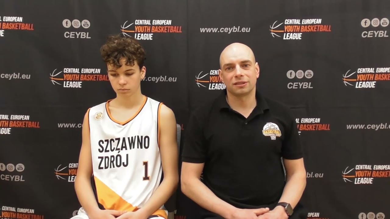 CEYBL U15, 15. 3. 2026, PRESS conference, MKS Basket Szczawno Zdrój - UKS MOS Opole