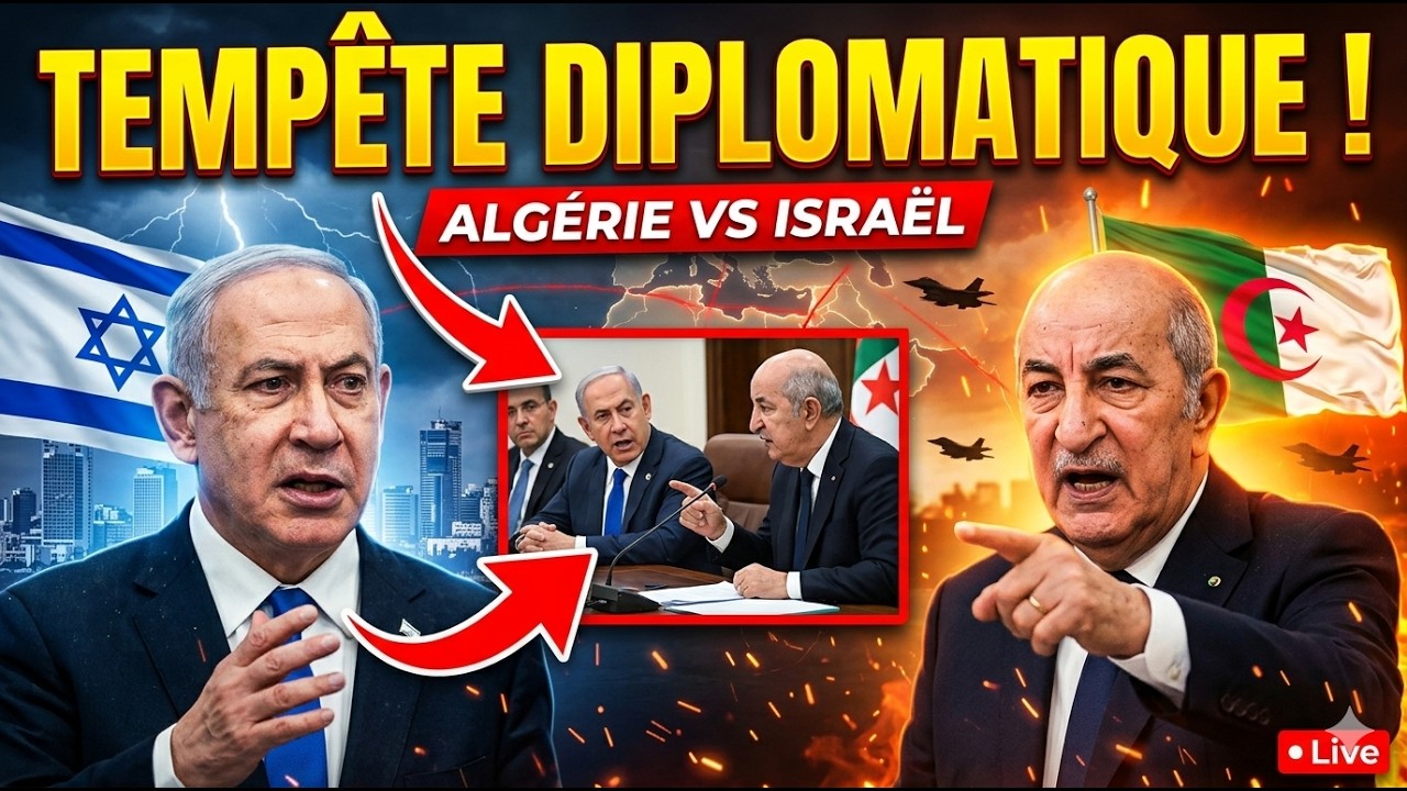 🚨 Tebboune répond à Netanyahu : la position d’Alger déclenche une tempête diplomatique !