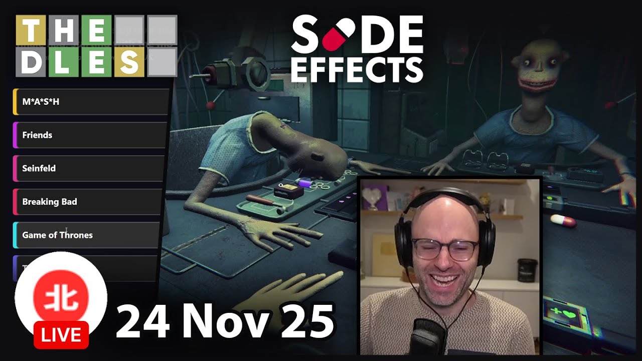 THE DLES / Side Effects - 24 Nov 2025 - Unofficial Northernlion VOD without Chat