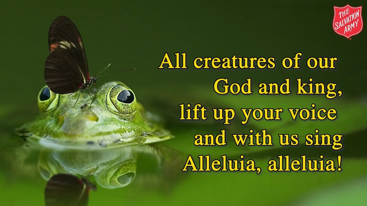 All creatures of our God and King - Lyric Video Salvation Army