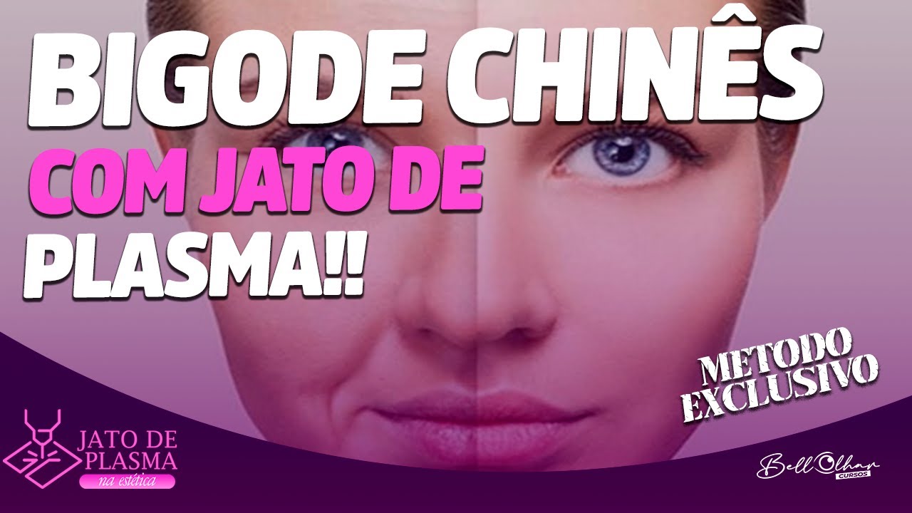 Aula Prática de Bigode Chinês com Jato de Plasma