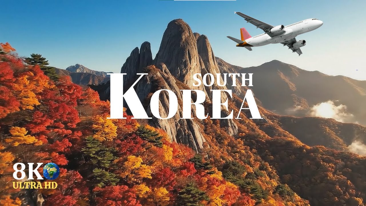 South Korea 8K - Relaxing Cinematic Journey through Korean Nature