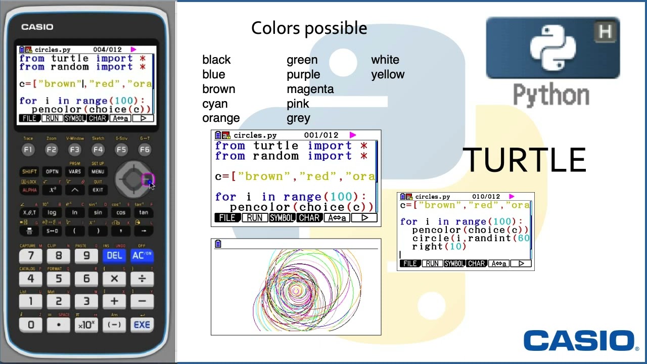 Python™ Video 15: Turtle - The Turtle Program for Python™