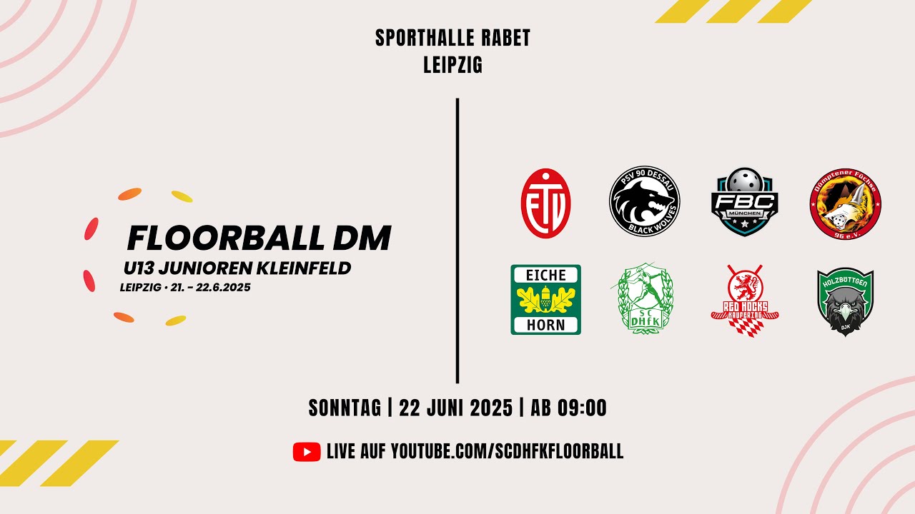 Deutsche Meisterschaft Floorball U13 Junioren | Platzierungsspiele | Tag 2