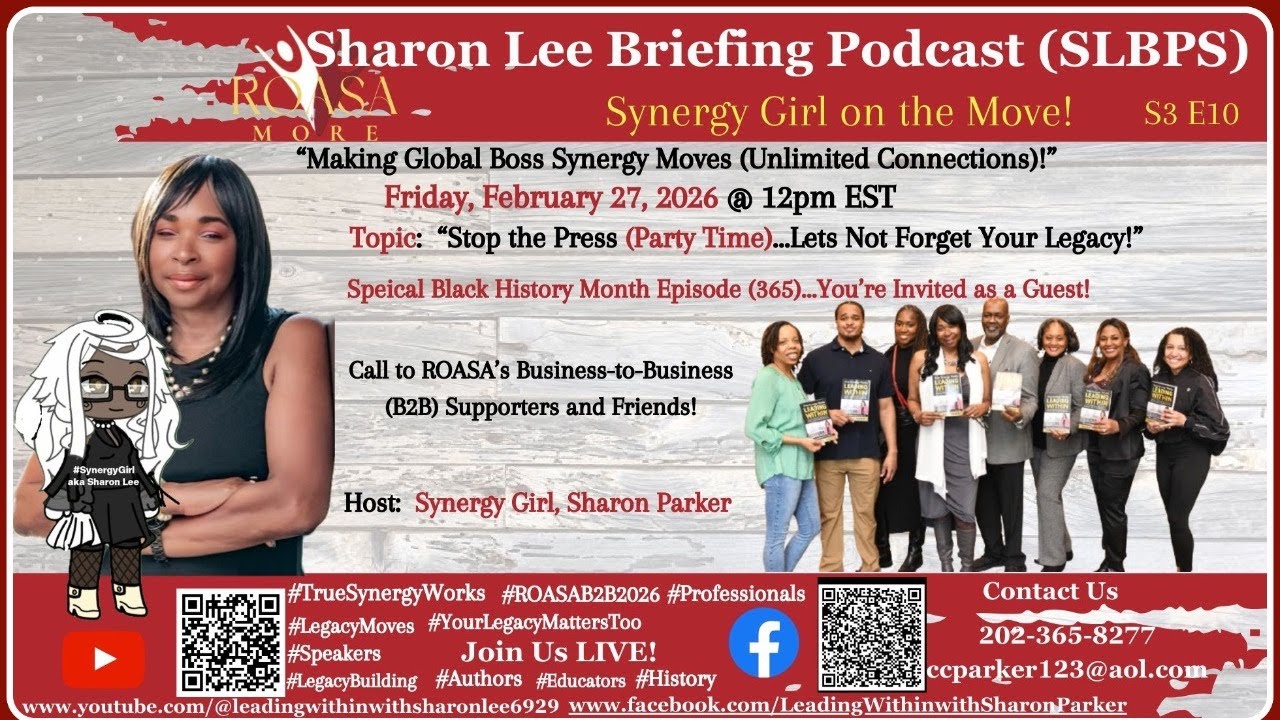 Sharon Lee Briefing Podcast S3:E10