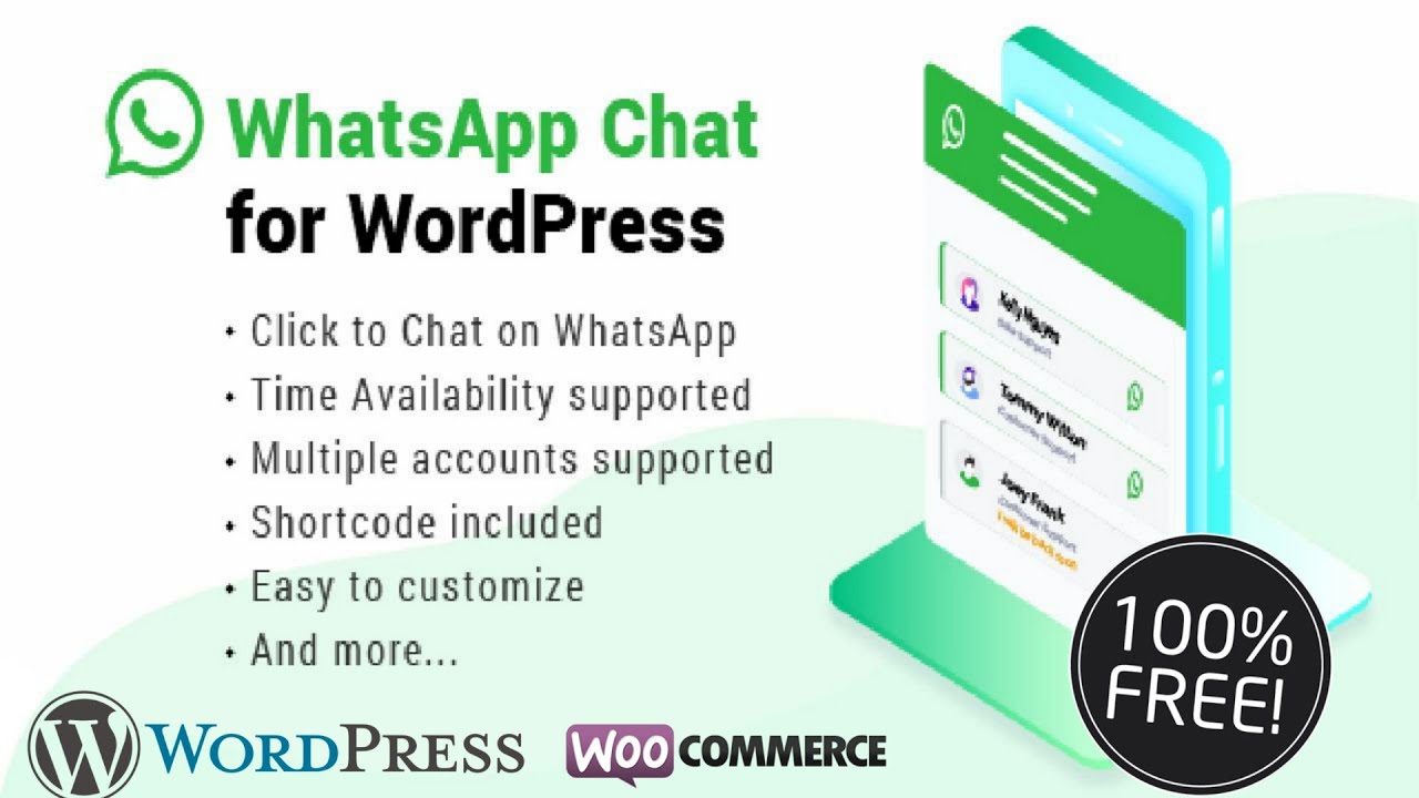 How to add whatsapp to your wordpress and WooCommerce website for free|Fast and Easy method
