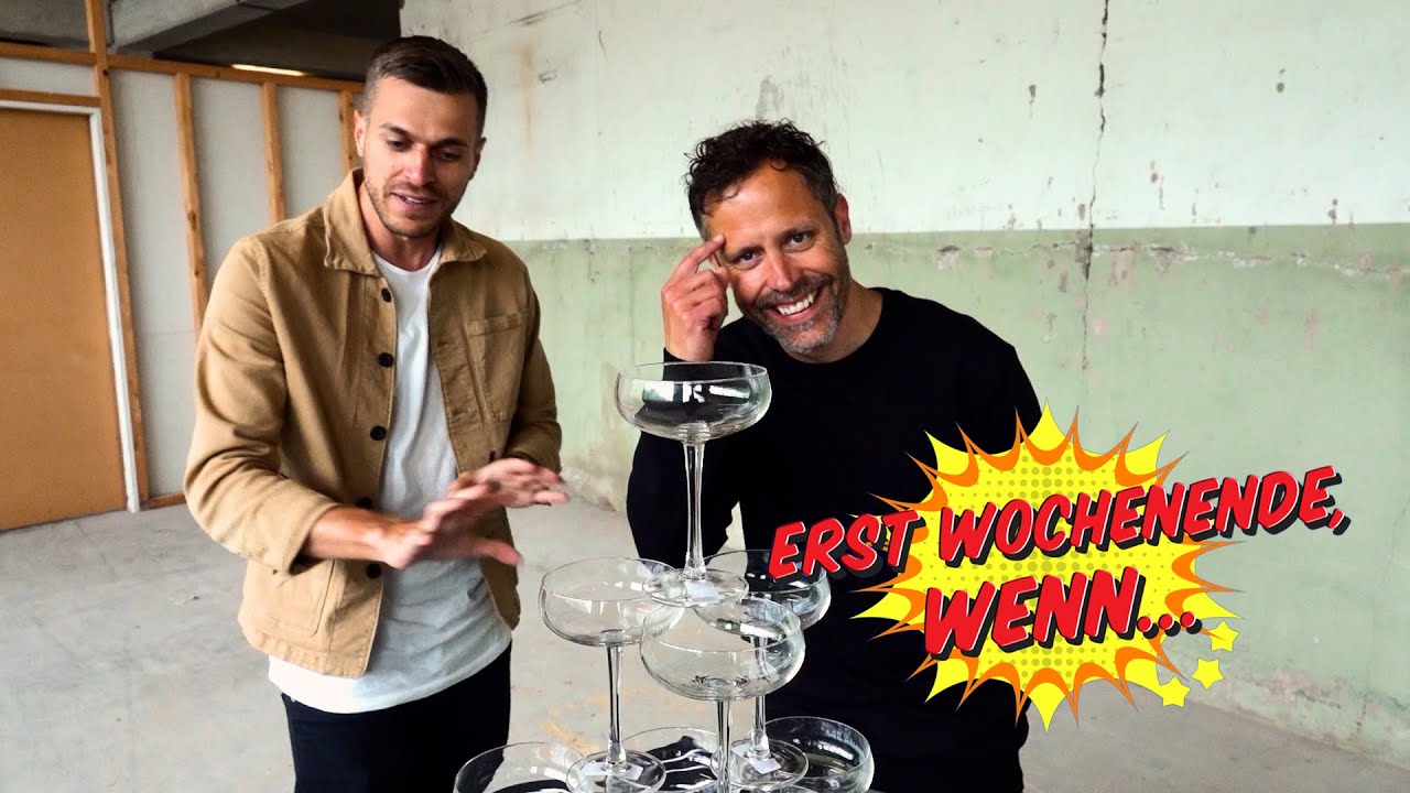 Erst Wochenende wenn... – Tischtuch wegziehen