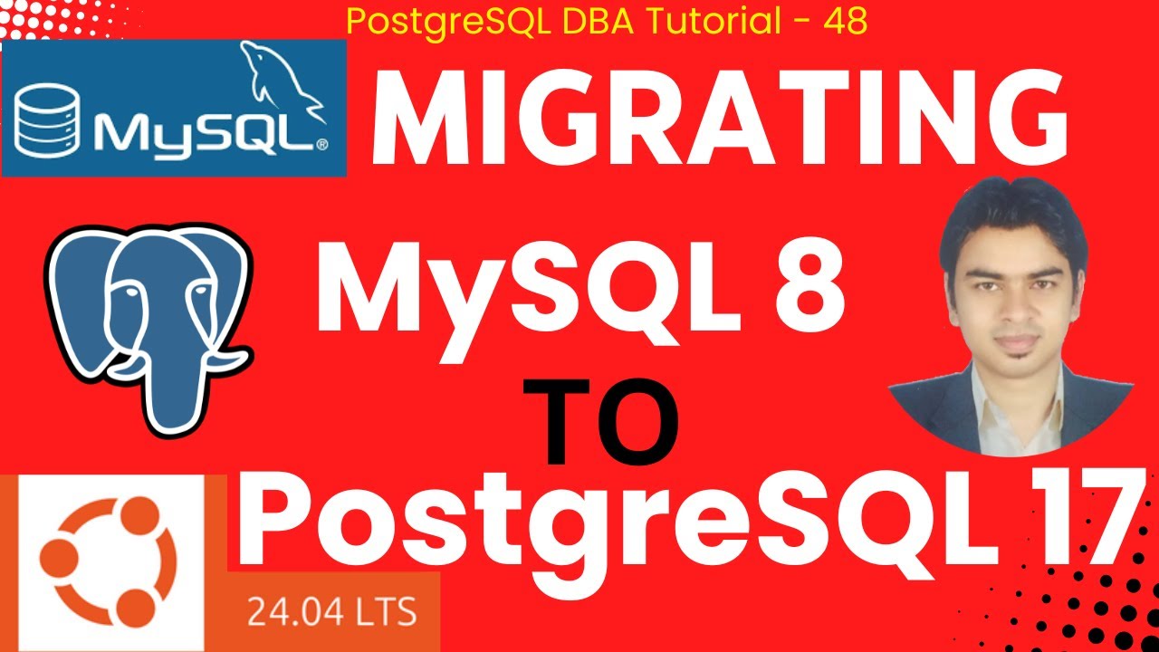 Migrating from MySQL 8 to PostgreSQL 17 on Ubuntu 24.04 LTS #mysqltopostgresql #migration #pgloader