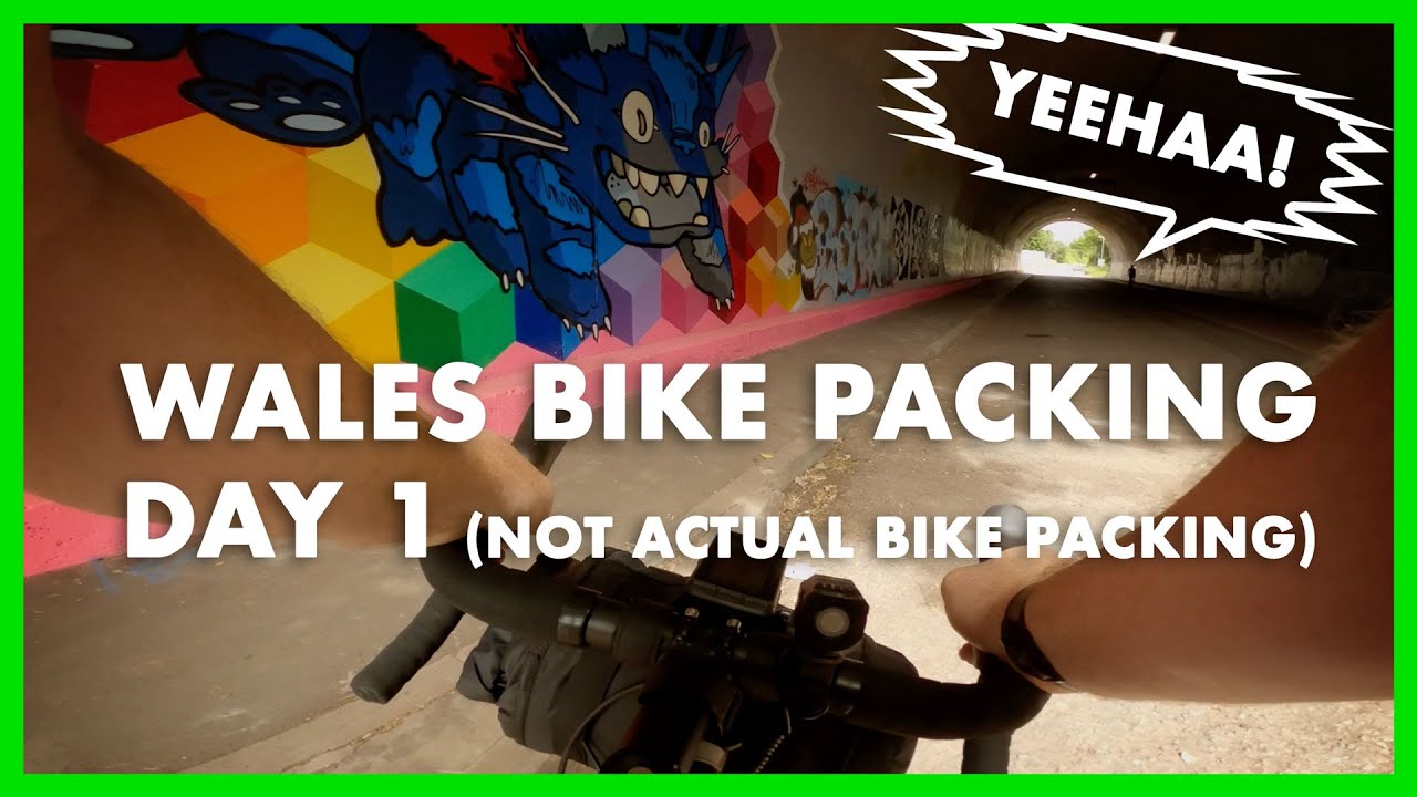Wales Hotel Bike Packing Day 1 | Bristol to Cardiff Cycling Over The Severn Bridge | Cycling Couple