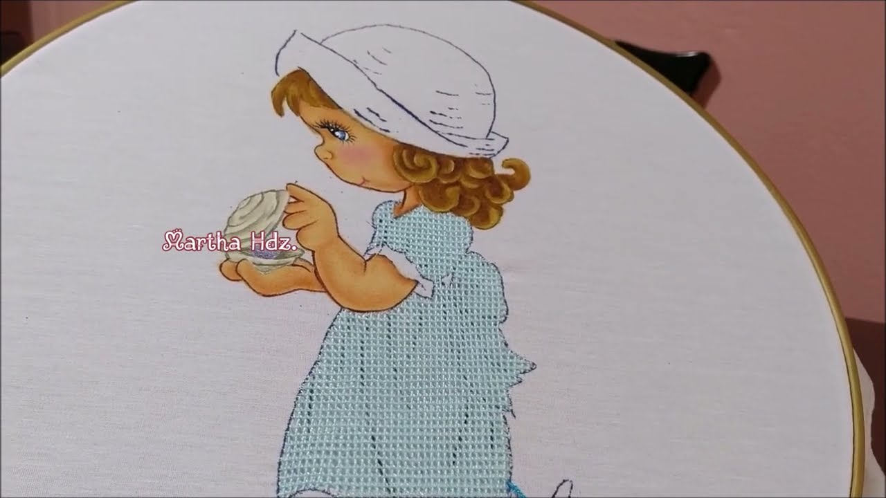 Bordado Fantasía Vestido Niña de la Playa