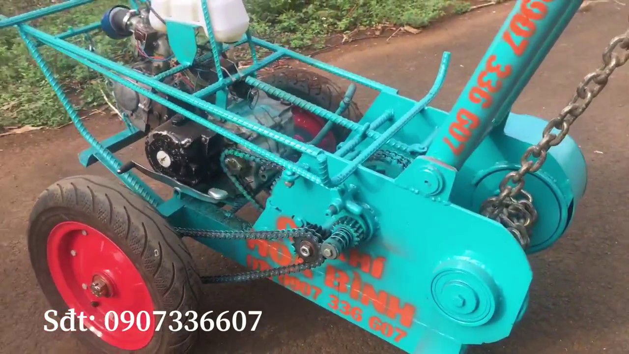 Máy Nhổ Cà Phê - Cơ Khí Hoà Bình - 0907336607 - Bản Chuẩn Nhất !!!