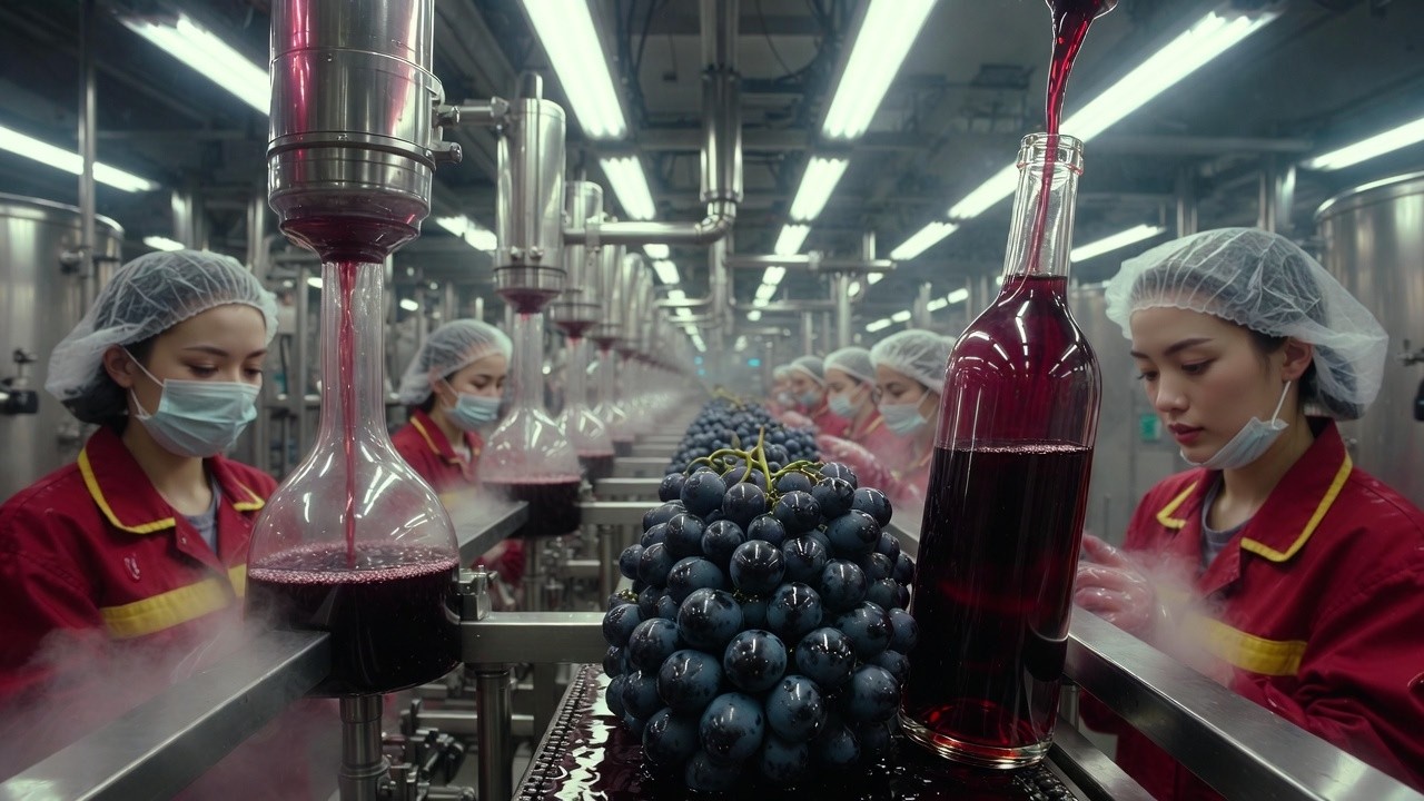 How Grapes Become Wine – Inside a Billion-Dollar Winery (Full Process) | Wine Making Factory