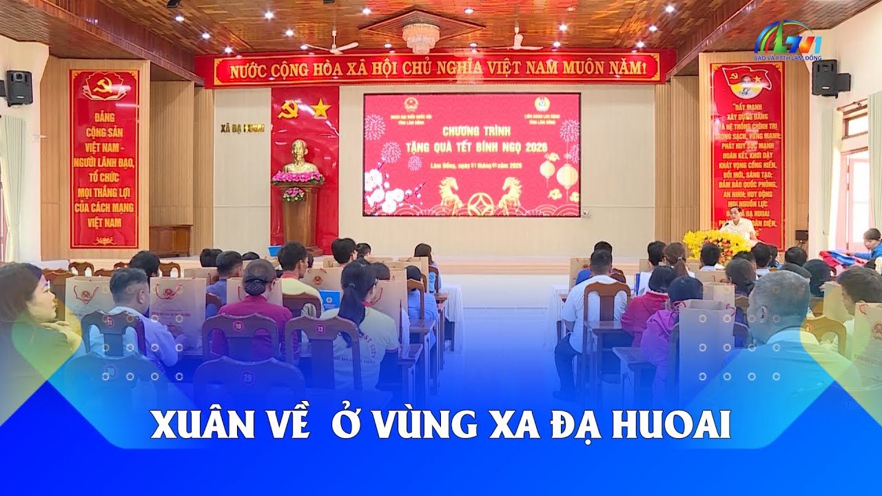 Xuân về  ở vùng xa Đạ Huoai