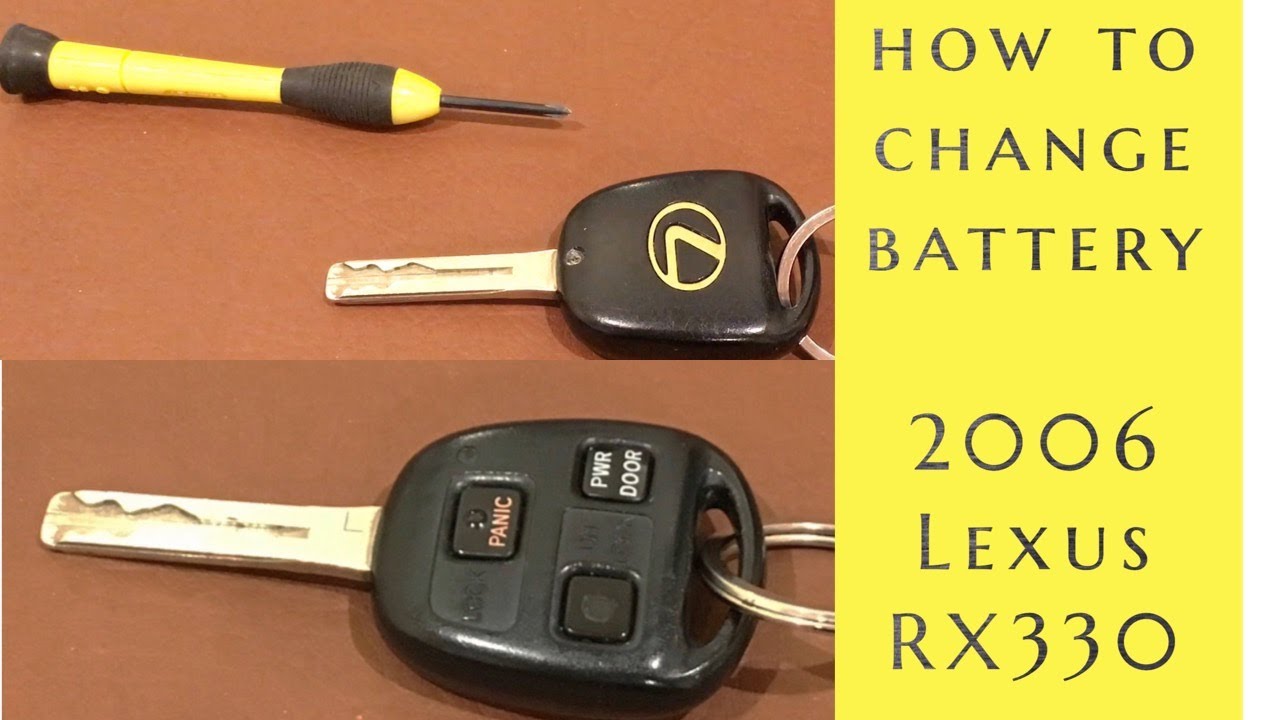 RX330 Lexus Key Fob | How To Change Battery