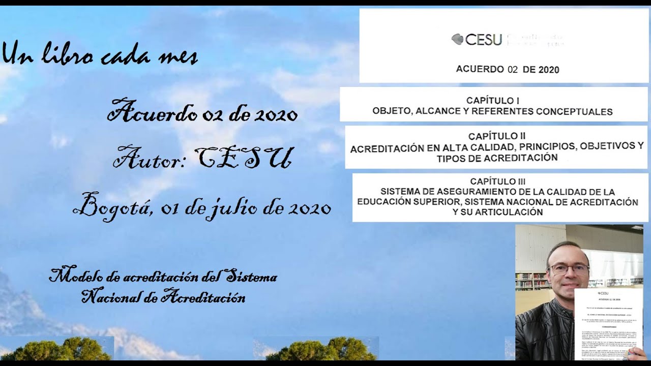 Acuerdo 02 de 2020 -CESU- Cap 1 a 3: Sistema de Aseguramiento de la Calidad de la Educación Superior