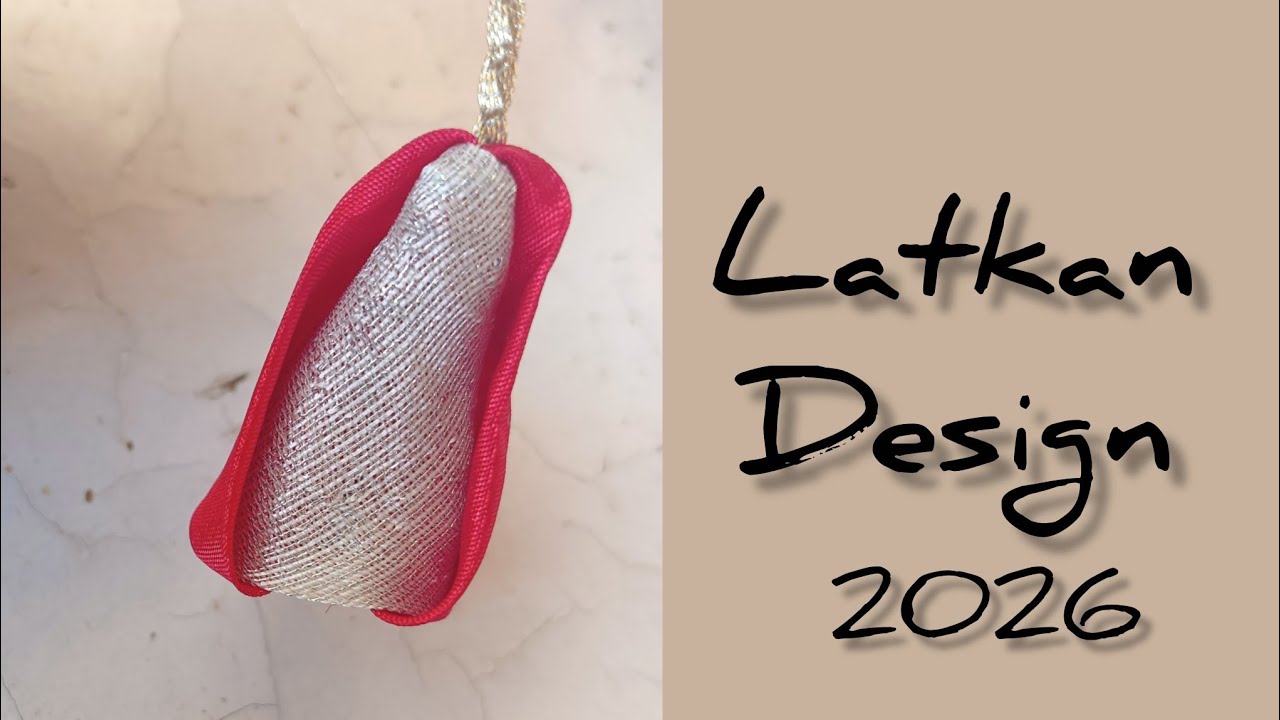 New Fancy Latkan Design | Quick & Stylish Tassel Tutorial