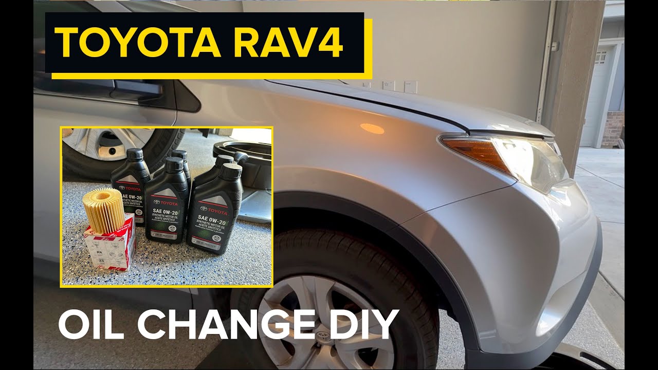 How to change your 2013 - 2018 Toyota Rav4 Oil Change