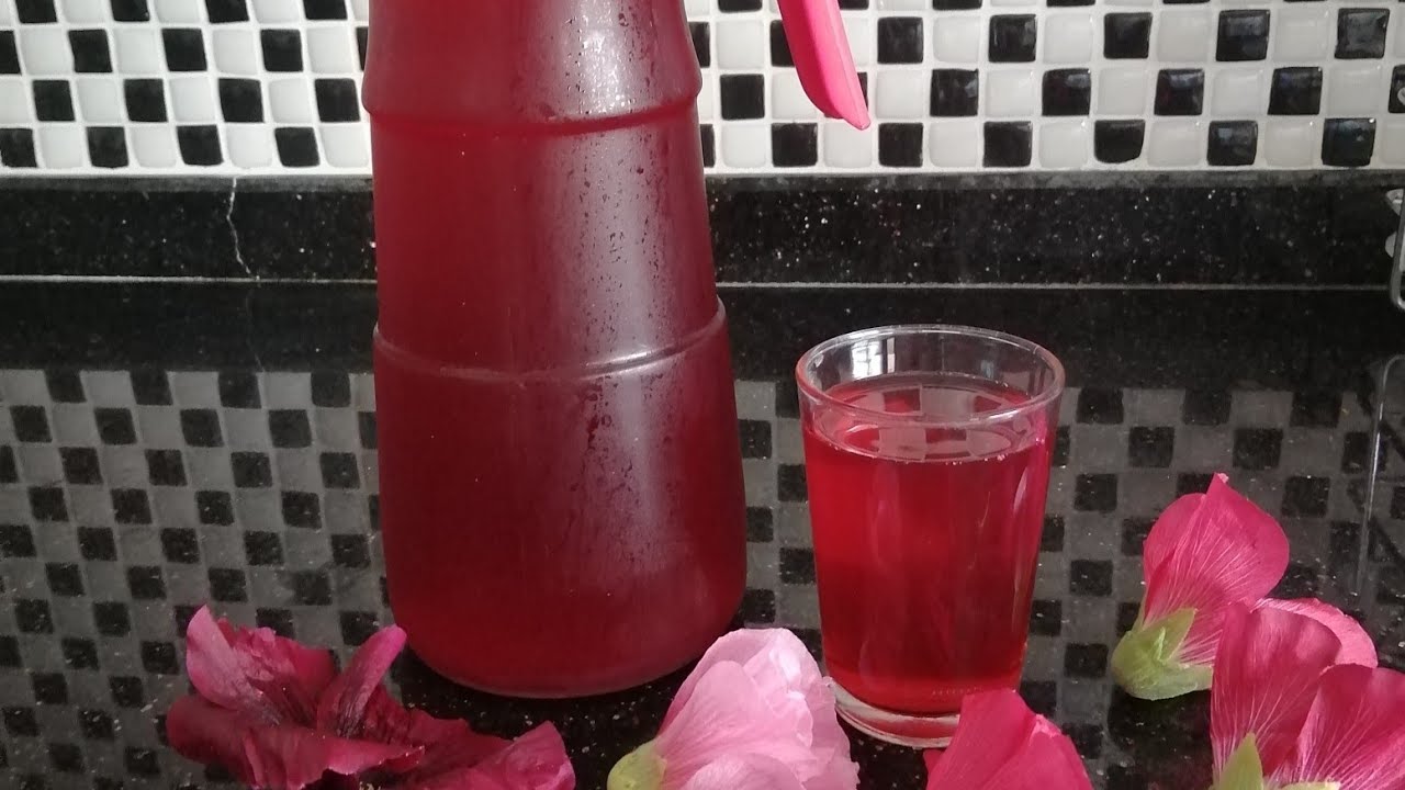 Hatmi gül çiçeğinden şerbet nasıl yapılır