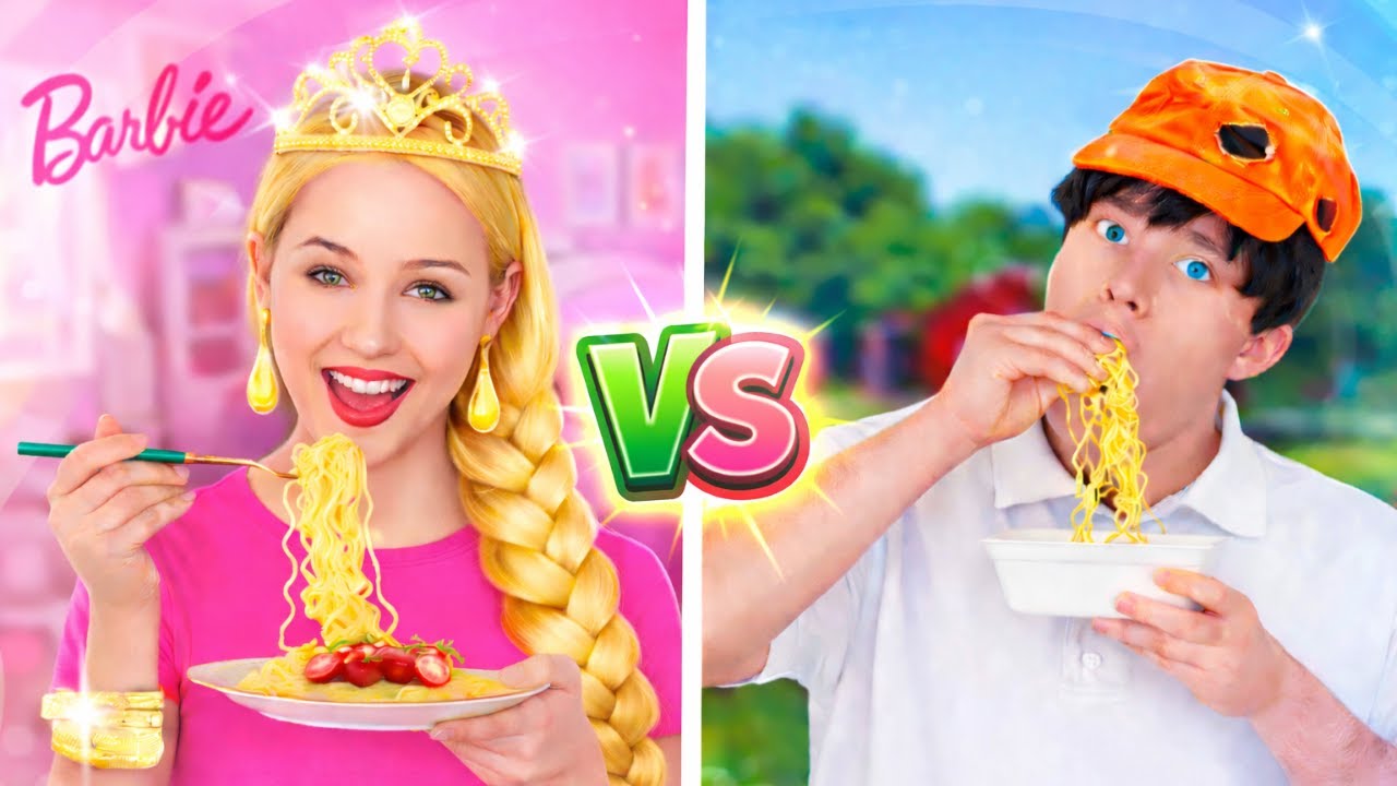 City Girl Living Royal 👑 vs Village Boy Life | Cheap vs Expensive Showdown by 123 GO! Hacks