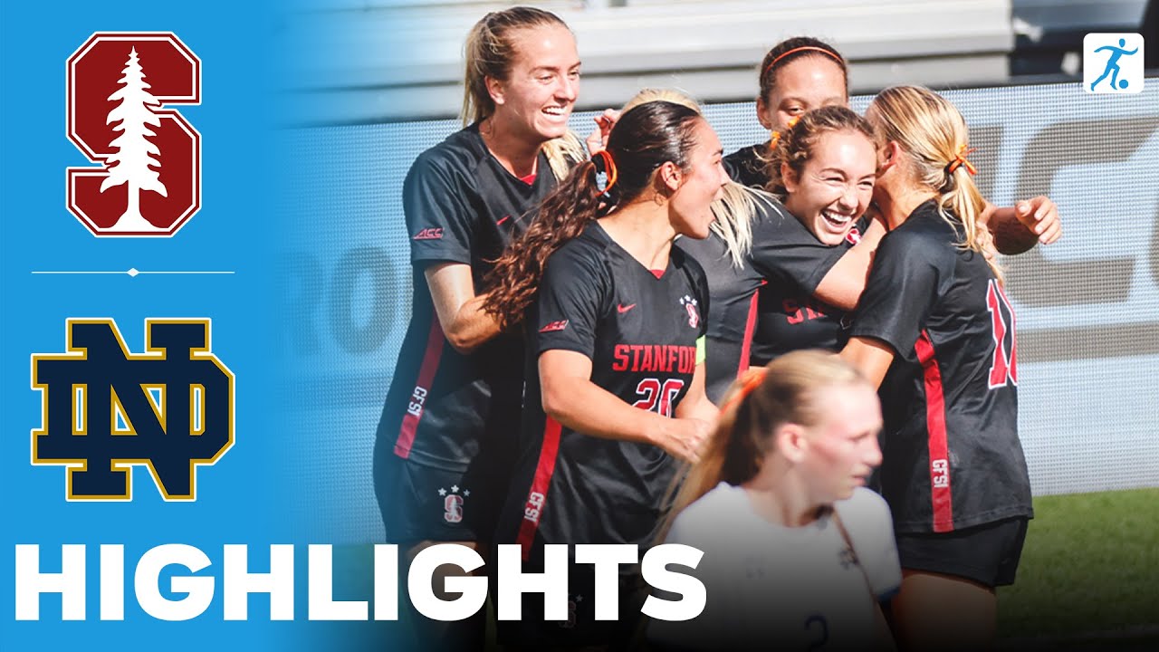Stanford vs Notre Dame | ACC Women's Soccer Championship Final | Highlights - November 09, 2025