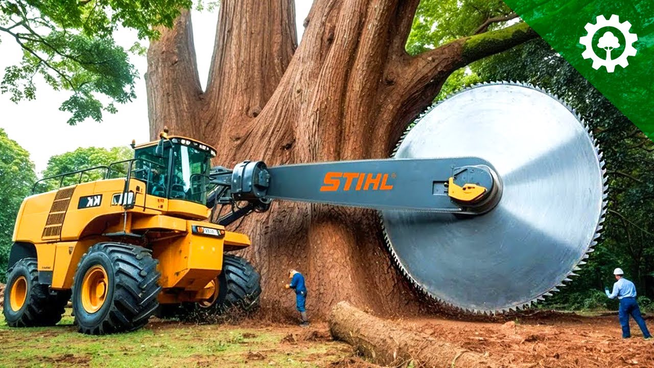 Máquinas de Cortar Arboles Extremadamente Grandes y Rápidas |  #2