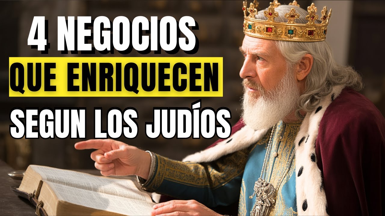 4 NEGOCIOS que te hacen ENRIQUECER EN SILENCIO según los JUDÍOS | RABINO MILLONARIO SALOMÓN...