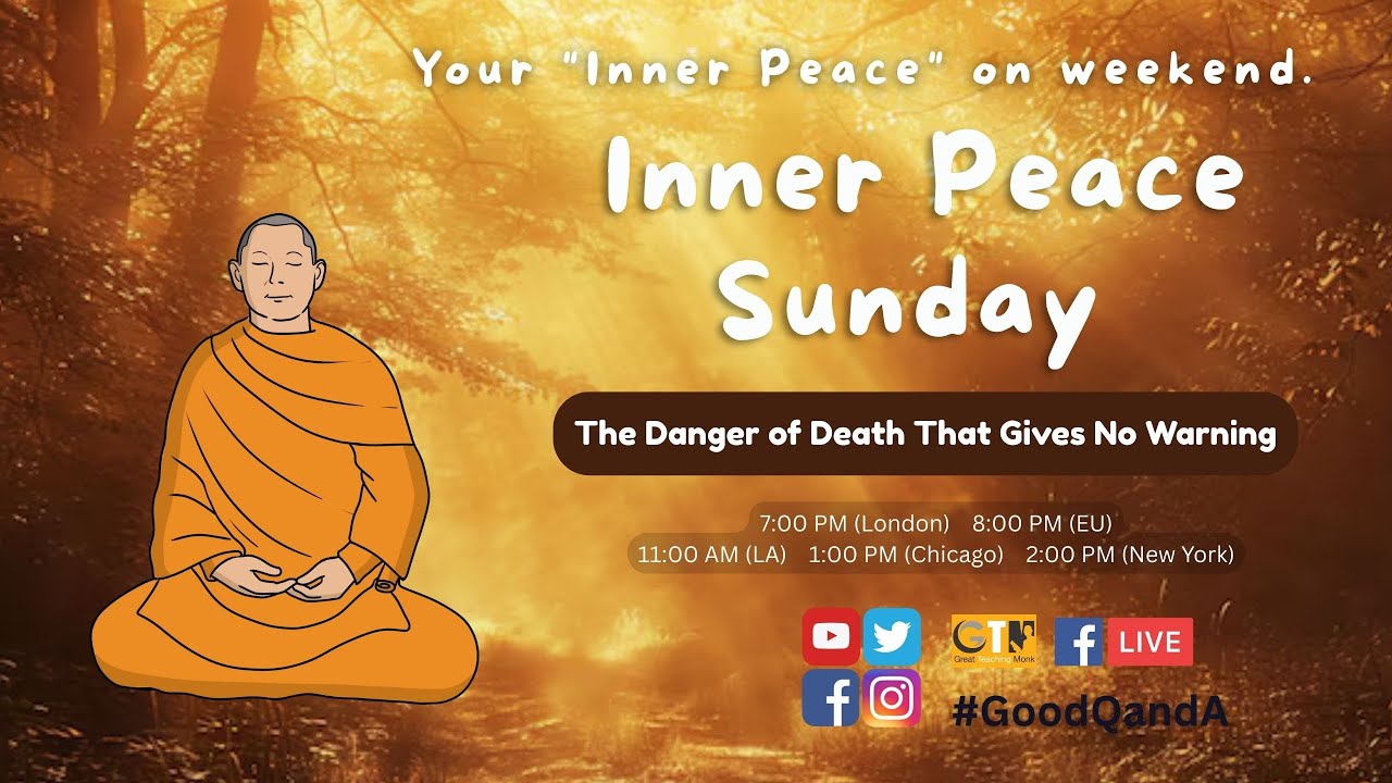 The Danger of Death That Gives No Warning - Dec 7, 2025 / Inner Peace Sunday Live