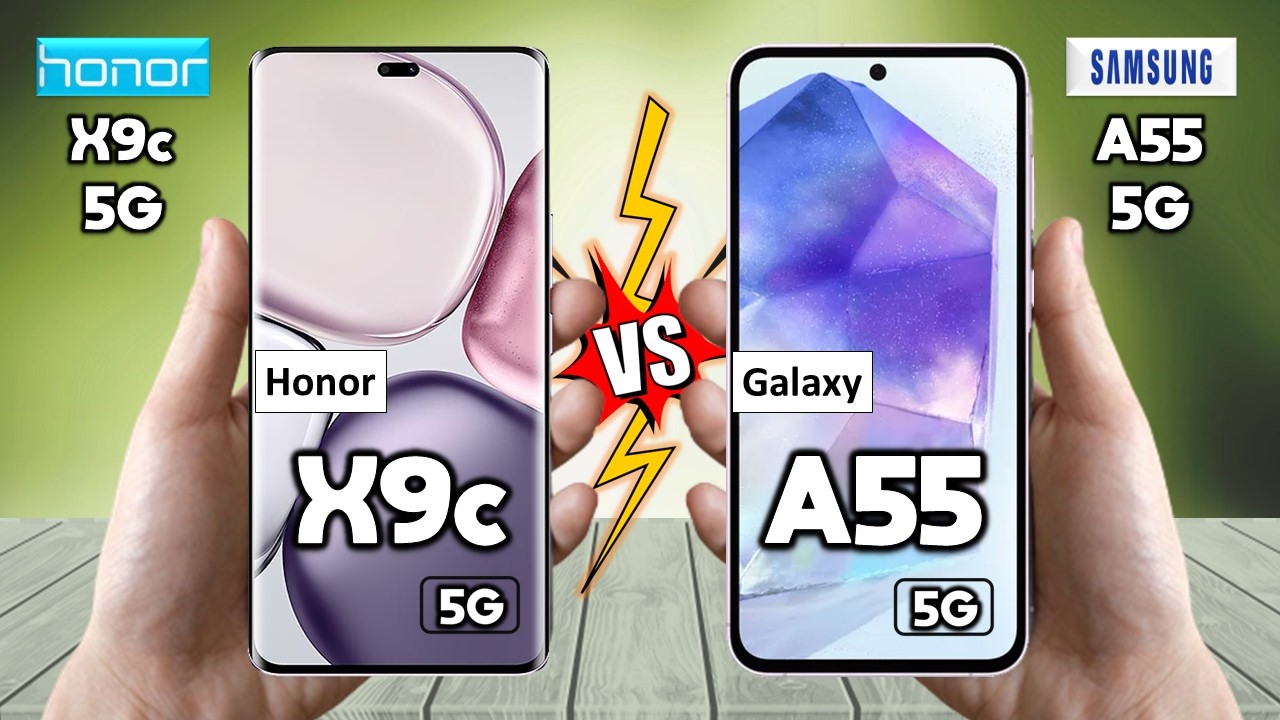 Honor X9c Vs Samsung Galaxy A55 - Full Comparison 🔥 Which is BEST?