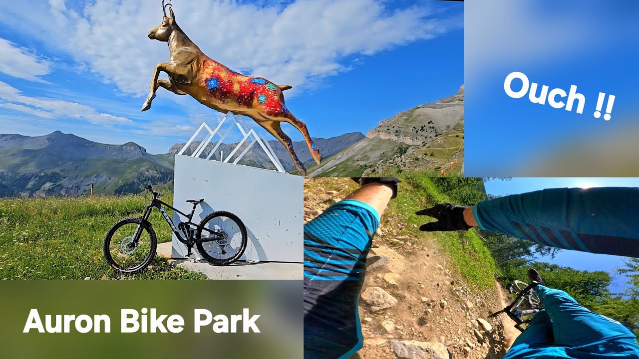 J'ai douillé ⚠️ au bike park Auron !!