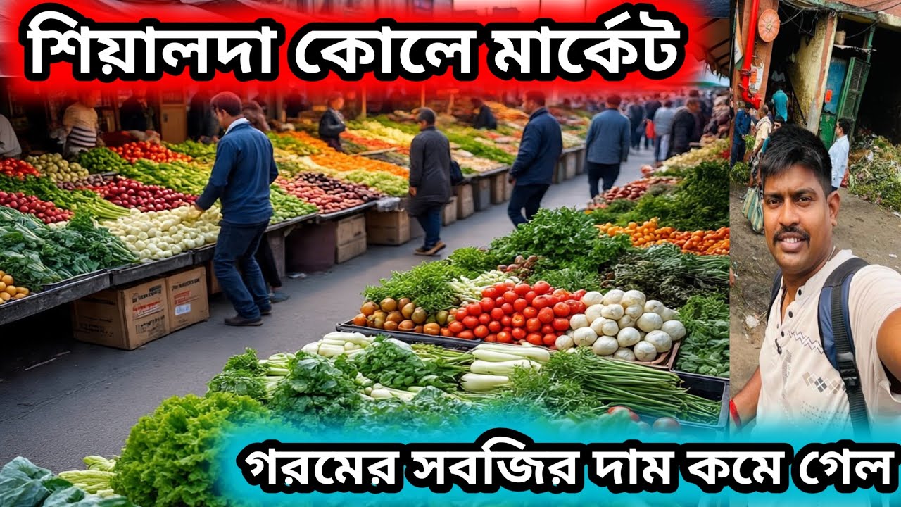 শিয়ালদা কোলে মার্কেট এ গরমের সবজির দাম কমে গেল || Sealdah wholesale vegetable market #vegetable 