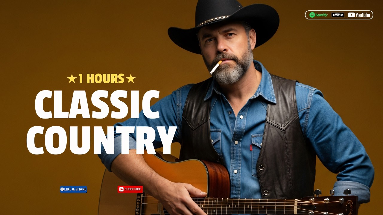 Golden Country Love Songs | 70s & 80s Classics Country Music to Relax