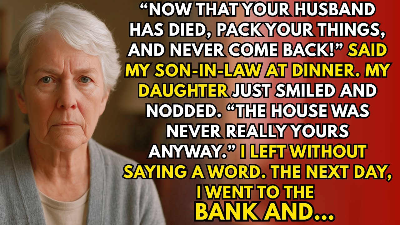 “Pack Your Bags, Old Lady,” My Son-In-Law Said — So I Quietly Took Back Everything He Owned