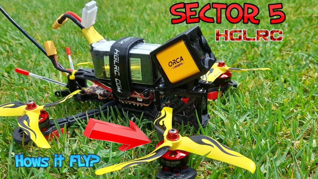 HGLRC Sector 5 V2 - Azure 5150 Props - Strong & FAST  🏆