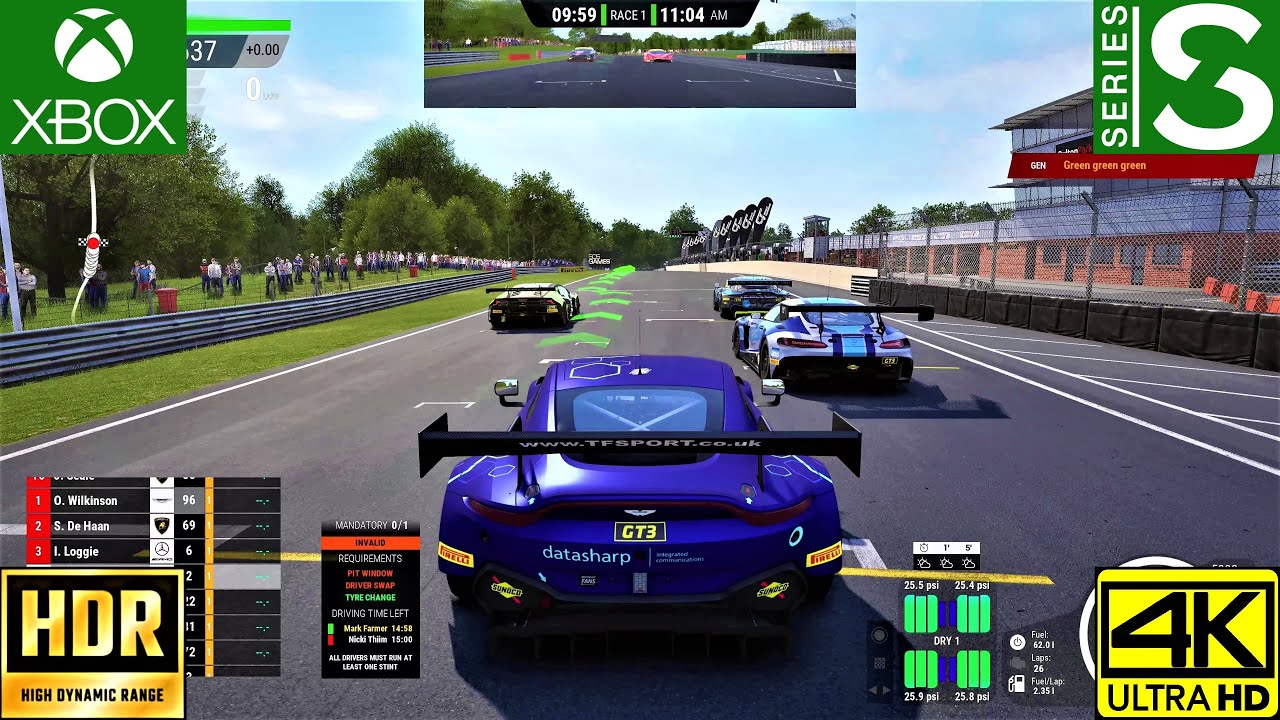 Assetto Corsa Competizione - Xbox Series S Gameplay HDR