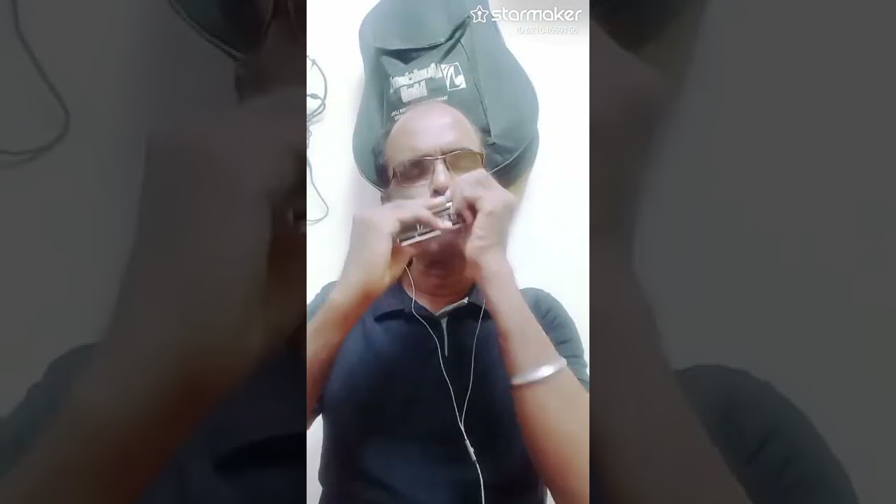 GUM HAI KISI KE PYAR MAI,,,HARMONICA BY SUNIL PEDNEKAR