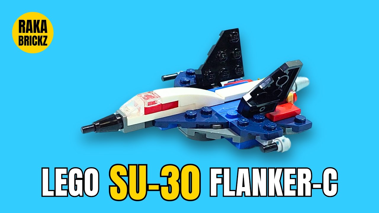 LEGO SU-30 Flanker с учебным пособием