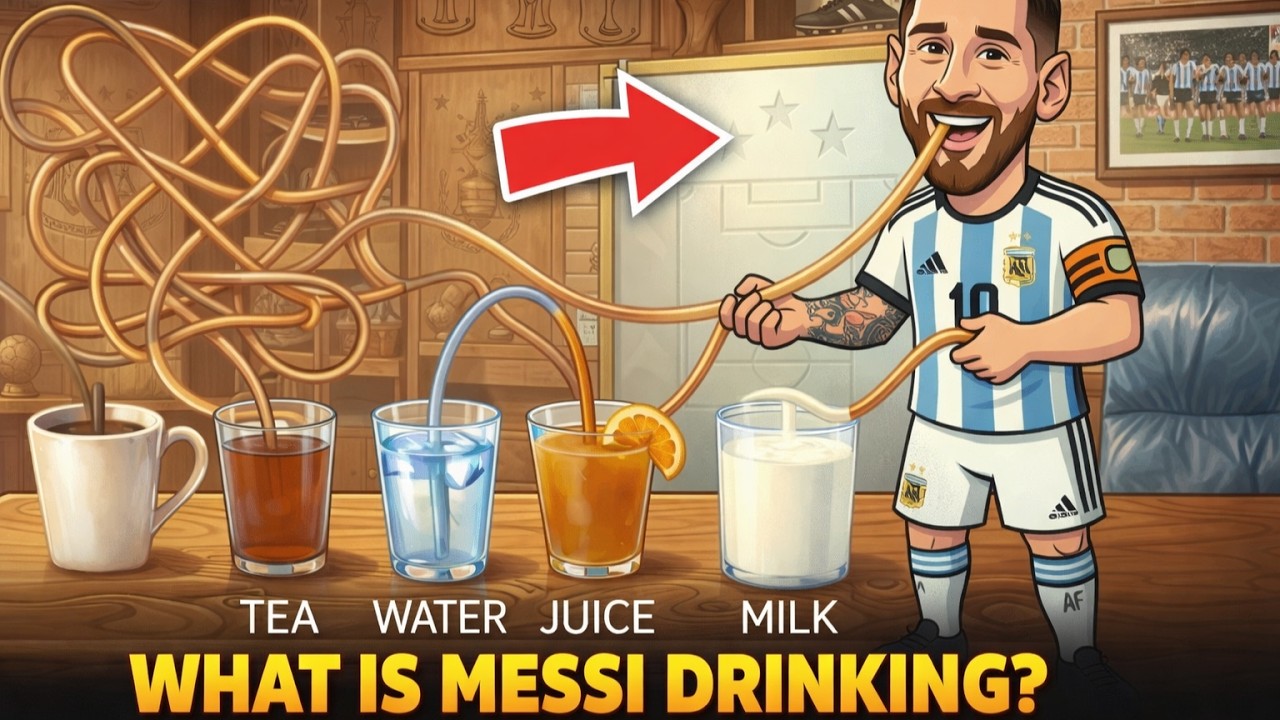 F99% People Fail This Puzzle 🤯 | What Is Messi Drinking? 🧠 Logic Brain Teaser LIVE