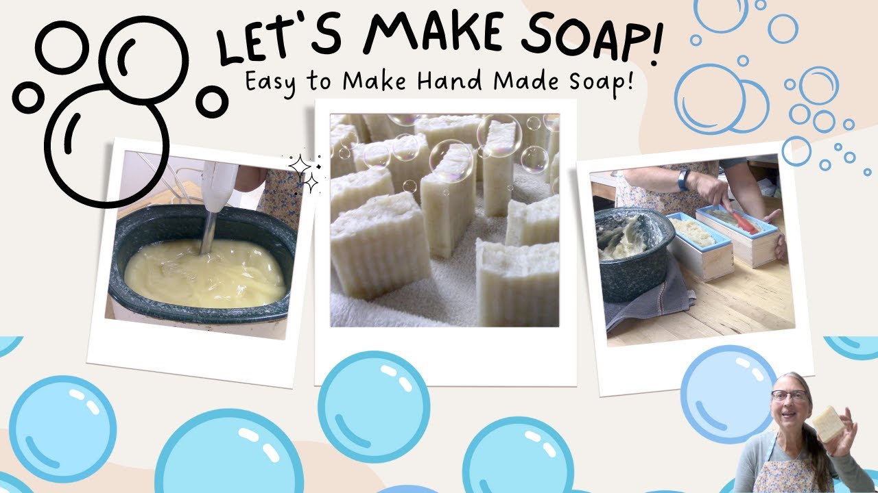 How to Make Homemade Soap! Easy Recipe | Beginner Friendly | Homemaking on the Homestead