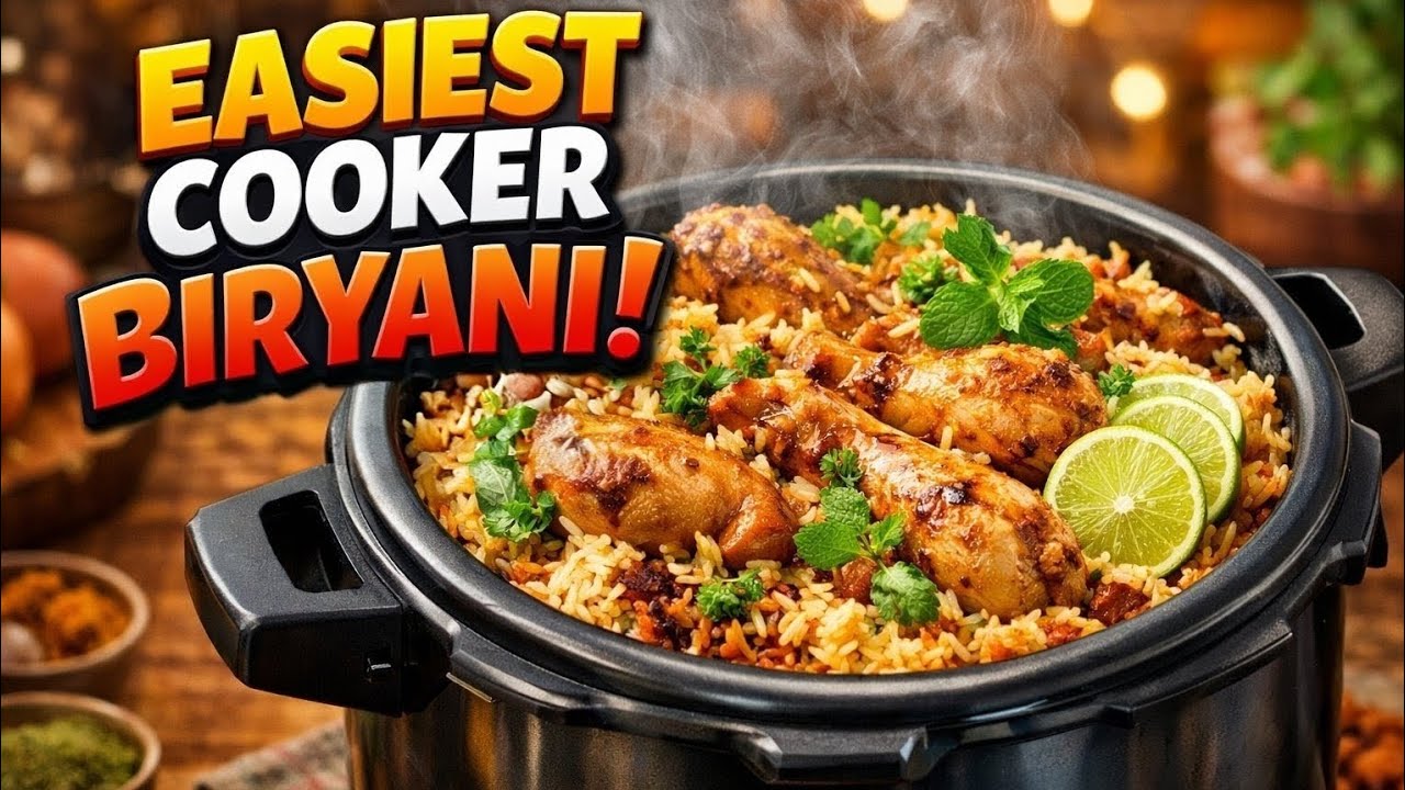 Cooker Biryani video 